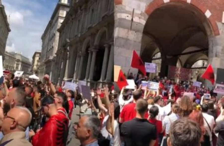 Nga Firenze n&euml; SHBA, diaspora shqiptare proteston kund&euml;r projekit