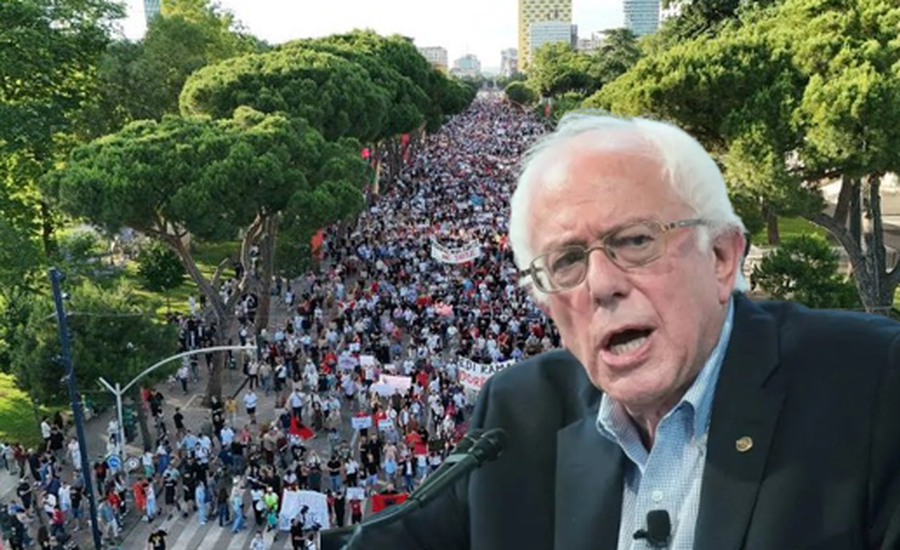 Senatori Bernie Sanders mb&euml;shtet protestat p&euml;r Zv&euml;rnecin: Shikoni
