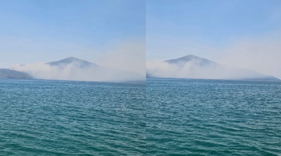 Zjarr n&euml; Karaburun, tymi mbulon zon&euml;n (VIDEO)