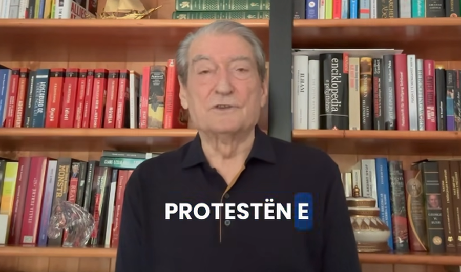 'Protesta, Vat&euml;rloja e Edi Ram&euml;s&rsquo;, Sali Berisha i b&euml;n