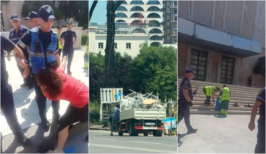 Tensione para Kryeministris&euml; n&euml; prag t&euml; protest&euml;s s&euml;