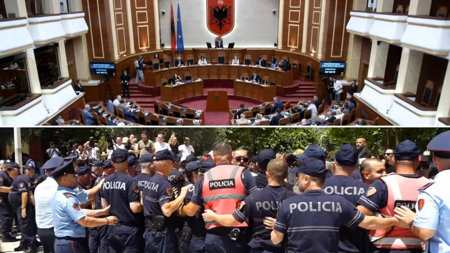 Kuvendi mblidhet sot, protestuesit k&euml;rc&euml;nojn&euml;: Deputet&euml;ve