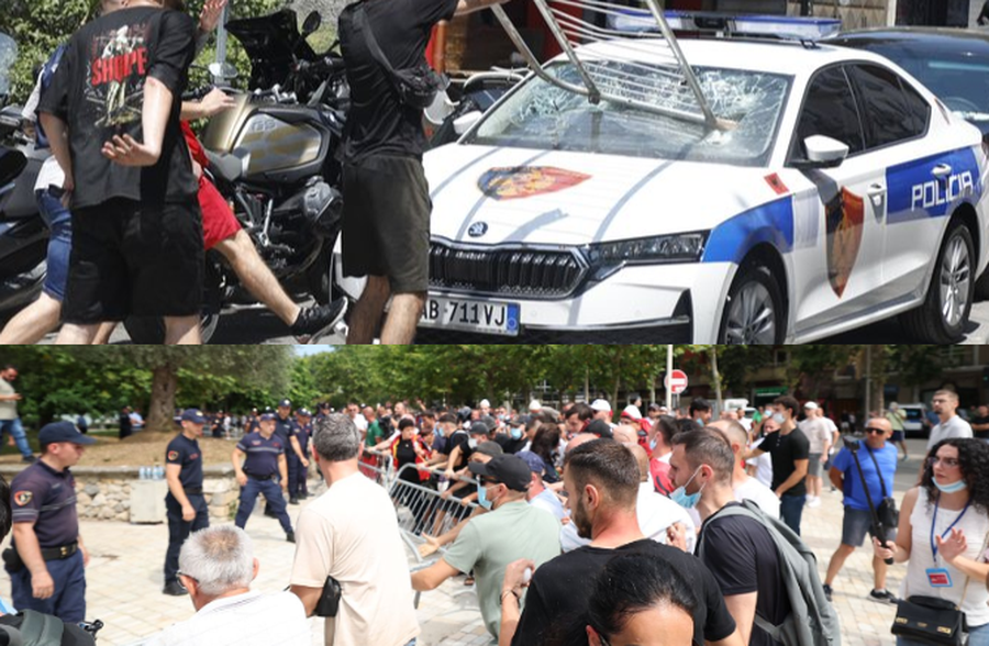 Kaosi q&euml; "rrethoi" Parlamentin, Policia: 19 t&euml; arrestuar, 12