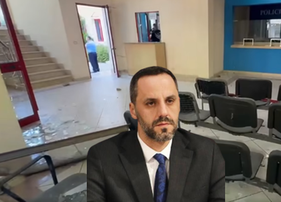 Gur&euml; e xhama kudo, Lamallari ndan pamjet brenda Komisariatit nr3: