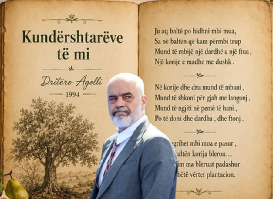 "Balta ngrihet mbi mua e pasur&hellip;&rdquo;, Rama iu p&euml;rgjigjet