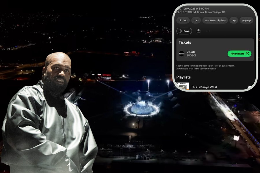 Mban koncertin sot n&euml; Tiran&euml;/ Kanye West ngat&euml;rron