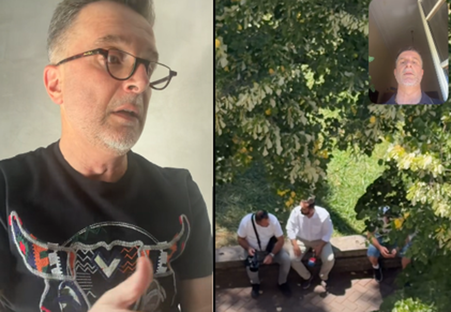 P&euml;rplasja me gazetarin! Bra&ccedil;e: M&euml; zun&euml; prit&euml;, po e