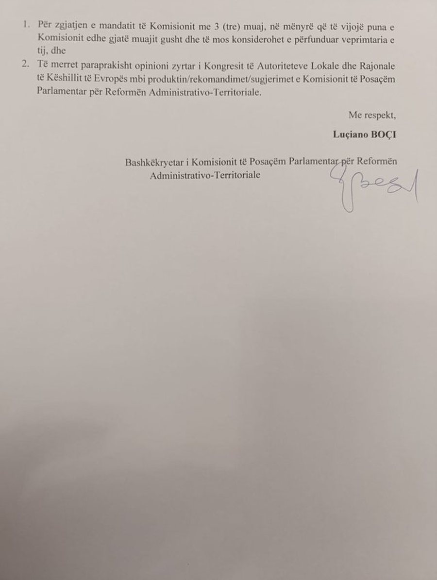PD kërkon zgjatjen me 3 muaj të komisionit për