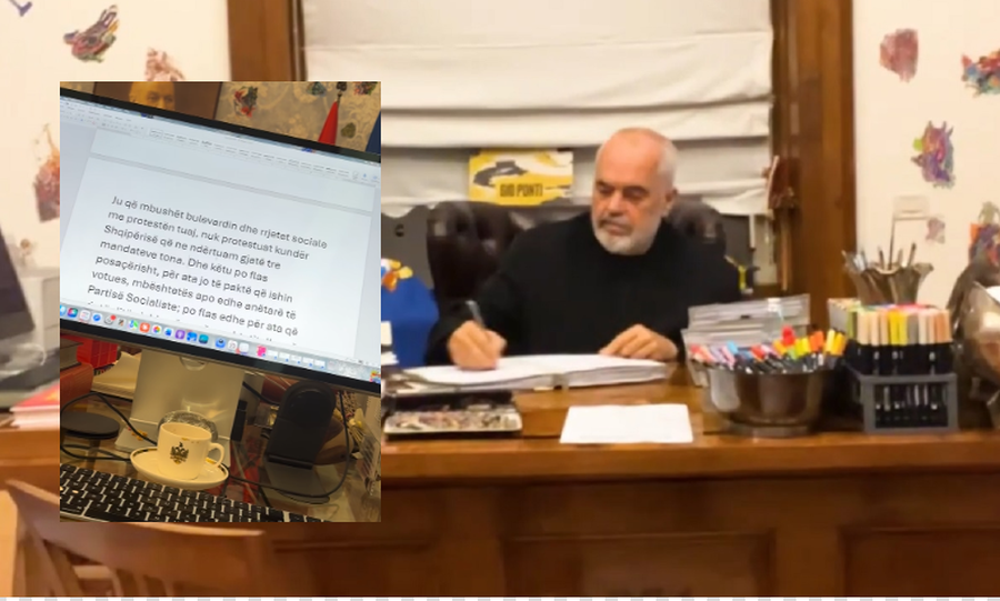 "Rama jepe dor&euml;heqjen!" Protestuesit posht&euml; dritares, Rama