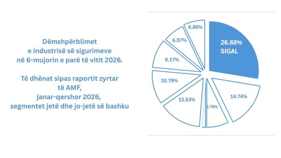 AMF publikon raportin 6-mujor: SIGAL d&euml;mshp&euml;rbleu 13.8 milion&euml;